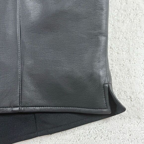 Hobby Horse Clothing Co. Vintage Black Leather Zip Up Show Vest - US Women’s M - Picture 7 of 9